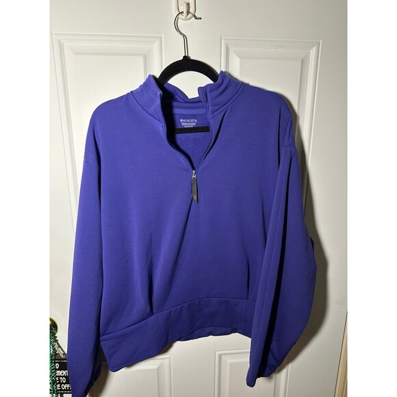 Athleta Altitude Polartec Half Zip Sweatshirt NWT - Picture 1 of 6